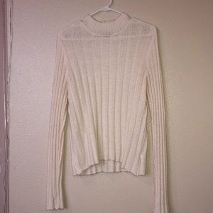 COPY - 2FOR22$ WILD FABLE CREAM TURTLENECK SWEATER TOP